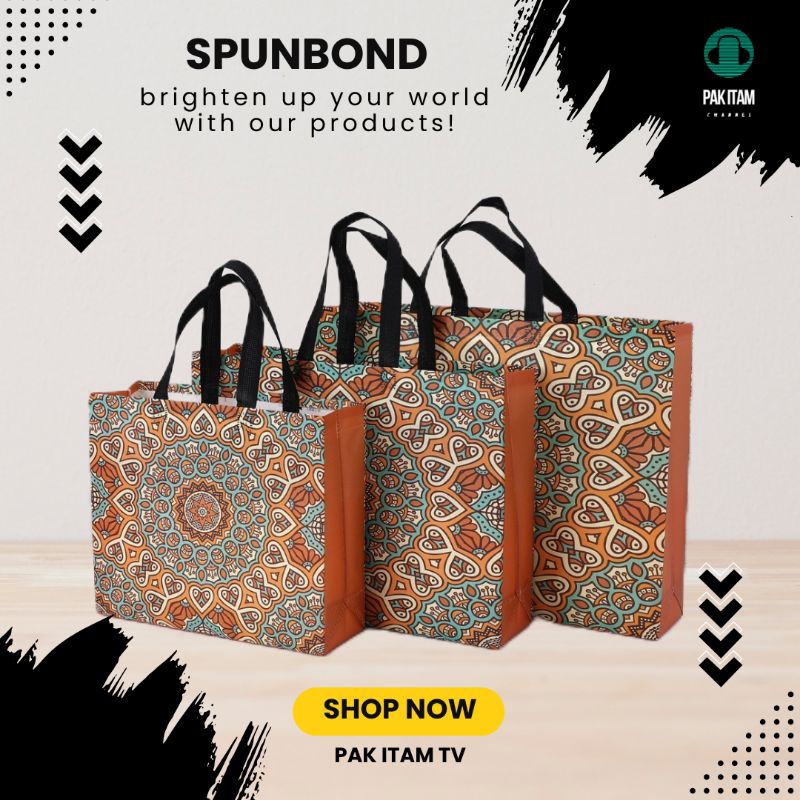 

tas spunbond / tas belanja / tas souvenir / goodie bag / tas multifungsi