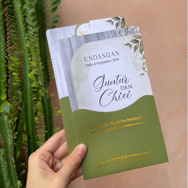 KH 06 blanko undangan, blangko kosong, kertas undangan pernikahan