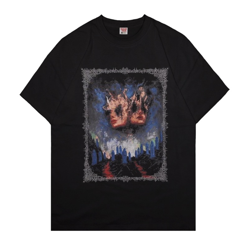 Xtrememerch Avhath x Kuntari Boxy Fit T Shirt Original Kaos