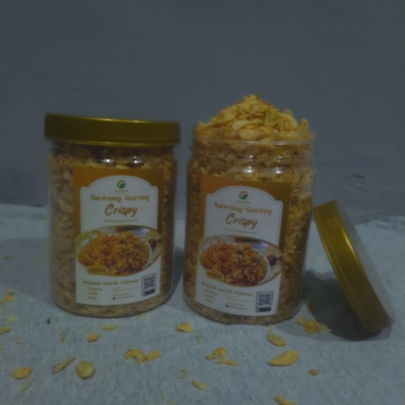 

Bawang Goreng Crispy Premium asli Sumenep / Bawang Goreng siap saji 250gr