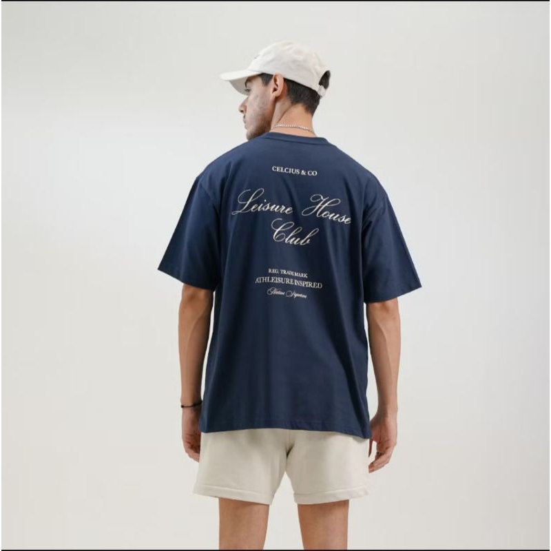 CELCIUS T-SHIRT Leisure House Club Navy