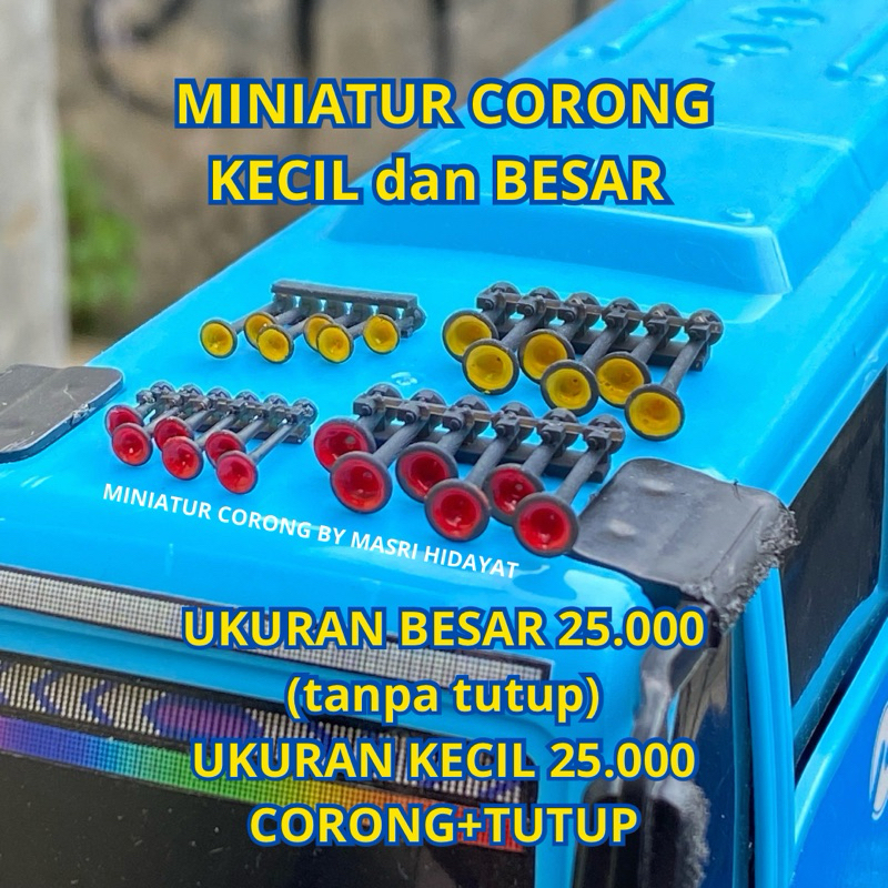 MINIATUR CORONG BASURI DAN MSK PAKISTAN