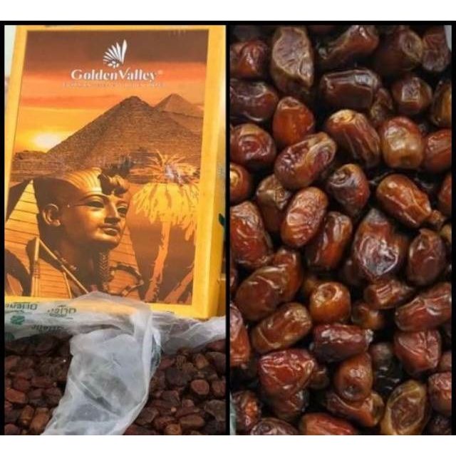 

MURAH Kurma Madu Mesir GOLDEN VALLY kemasan Dus 1kg Original 100%