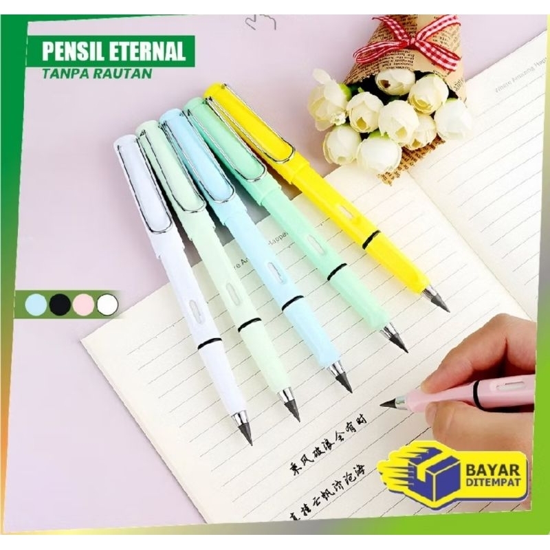 

Pensil Ethernal tidak perlu di raut