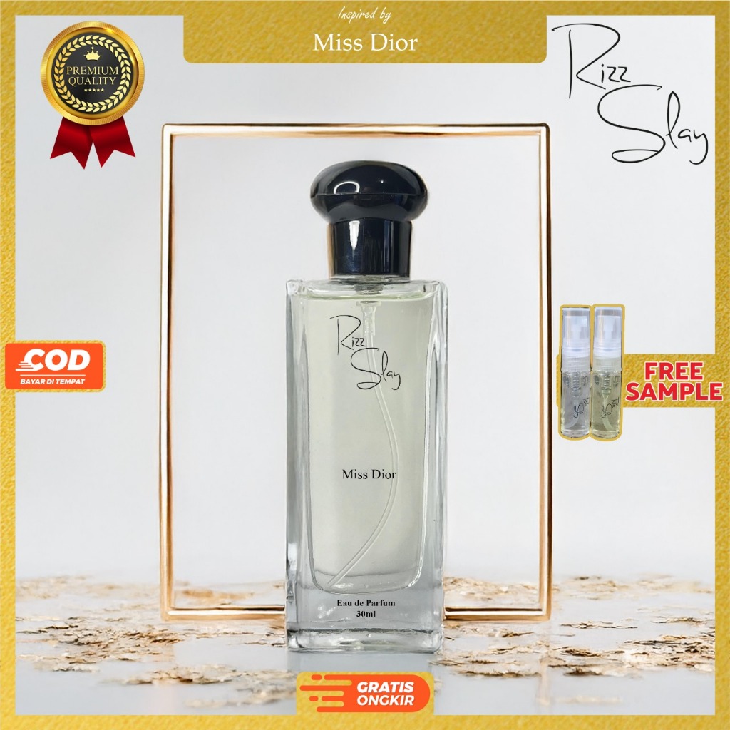 Rizz Slay - Parfum Wanita Tahan Lama Elegan Inspired by Miss Dior