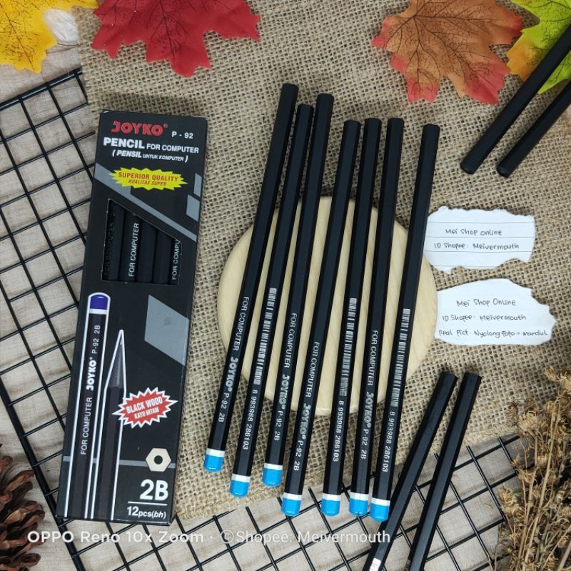 Pensil Joyko P92 / Pensil Kayu Hitam Joyko