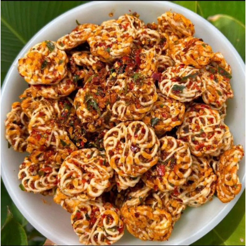 

250gram Seblak Kerupuk rafael /krupuk pedo / krupuk pedas termurah
