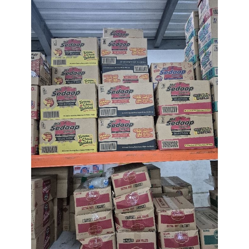 

SEDAAP Mie Instan Rebus/Goreng perkarton 1 Dus isi 40pcs