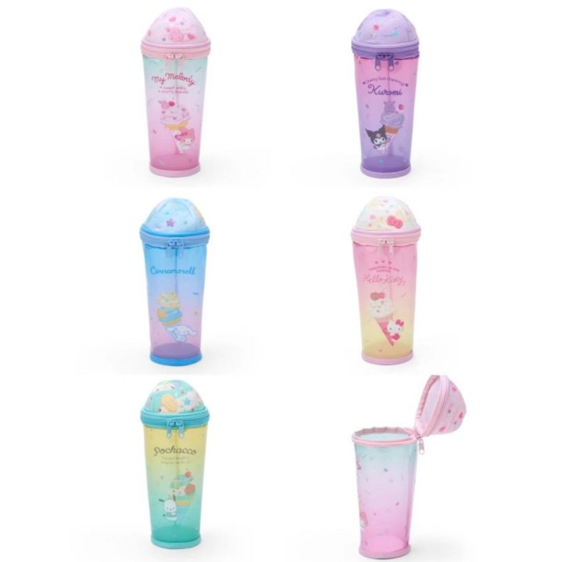 Pouch Tempat Pensil mika bentuk es krim