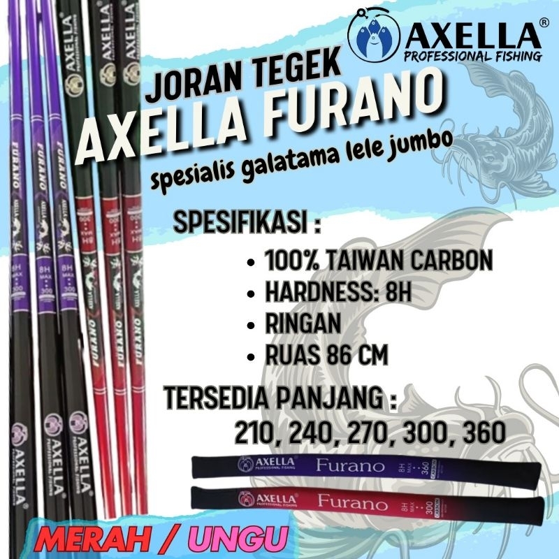 Ready Termurah Tegek AXELLA Furano Cocok untuk Rilis Lele Babon Carbon Taiwan