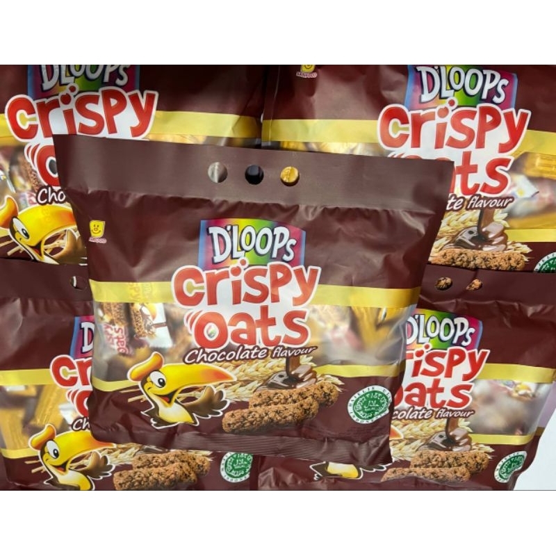 

D'LOOPS CRISPY OAT COKLAT 400gr