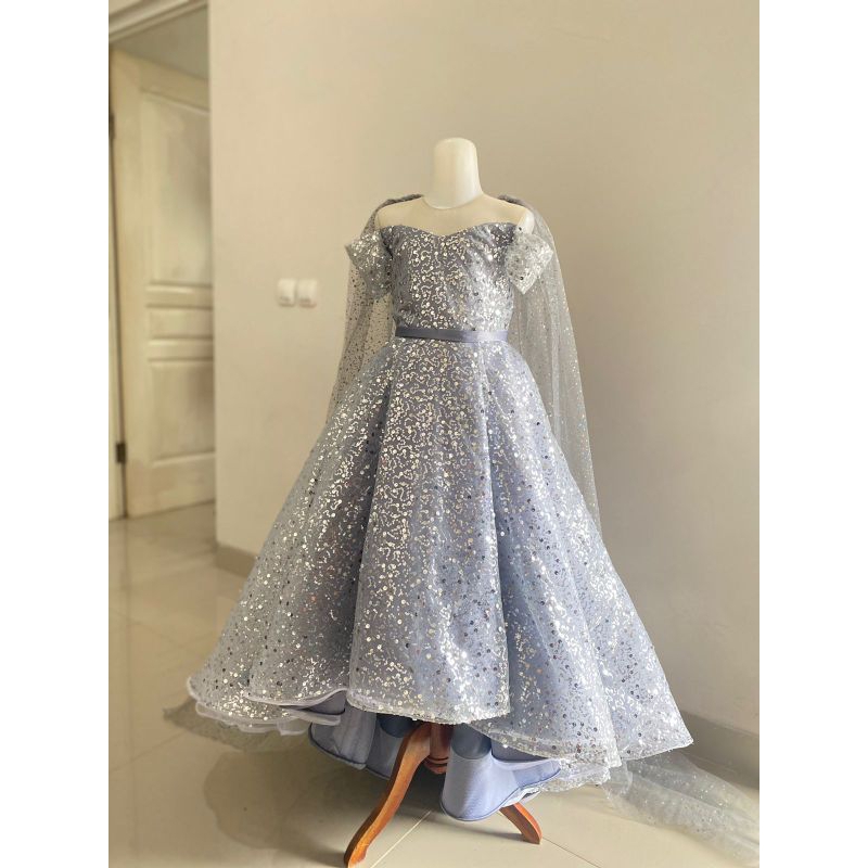 Silver Blink Blink Dress - Dress Pesta Anak - Gaun Pesta Anak