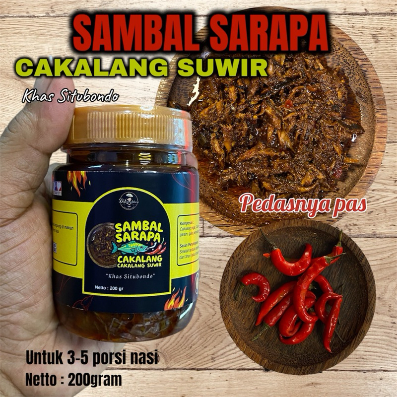 

Sambal sarapa cakalang suwir 200gr (khas situbondo)