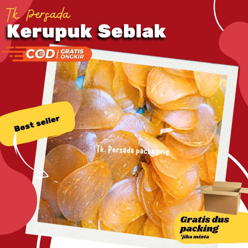 

[ 500 gr ] Kerupuk Lehik Seblak Kencur - Kerupuk Orange - Kerupuk Gado-gado - Kerupuk Nasi Uduk - Kerupuk Tahu Telur - Kerupuk Koya - Kerupuk Seblak Kencur