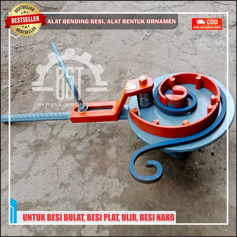 [ SUPER QUALITY] Alat Tekuk Besi Leter (S) Bending Nako Pembuat Pola Ornamen Besi Spek 4-12 mm