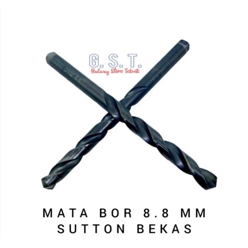 drill mata bor 8.8mm Sutton mata bor besi 8.8 mm hss sutton.bor tap M10×1.25