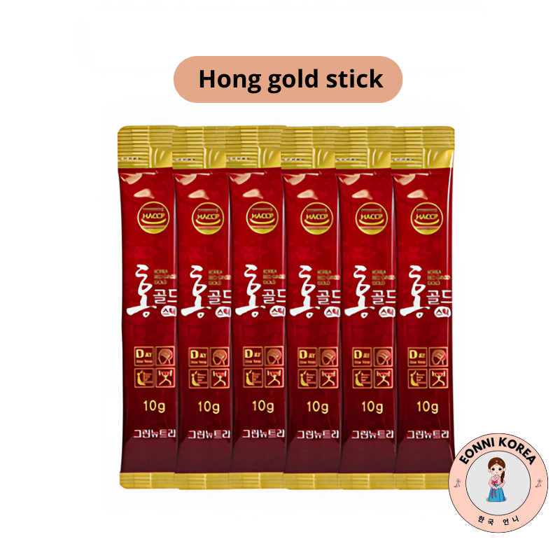 

[READY STOK] Korea Red Ginseng Hong Gold Stick 10g