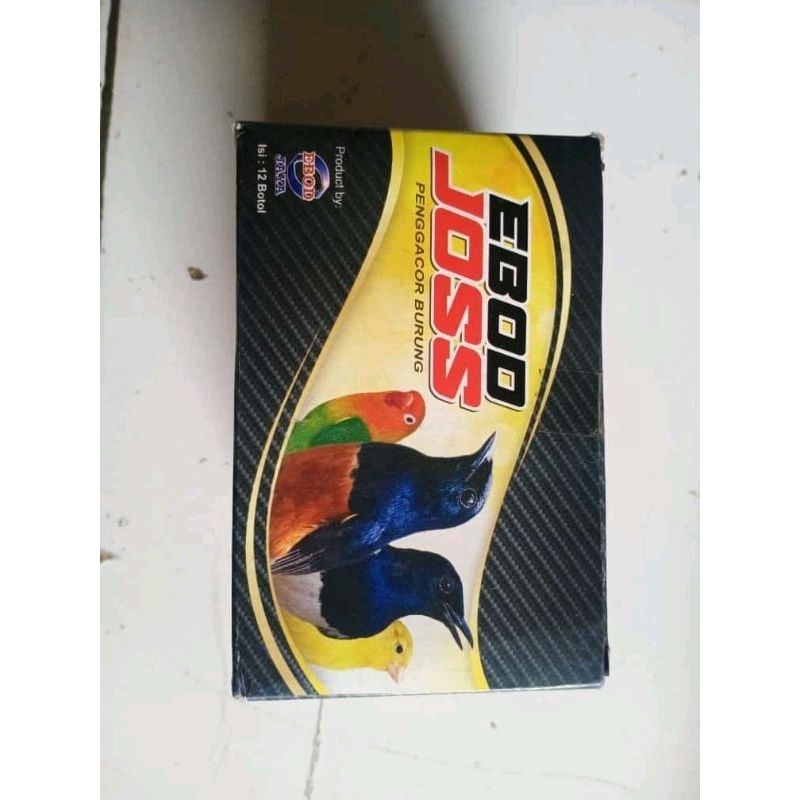 grosir selusin ebod joss isi 12 botol vitamin burung asli ebod jaya ebod jos bisa untuk semua burung