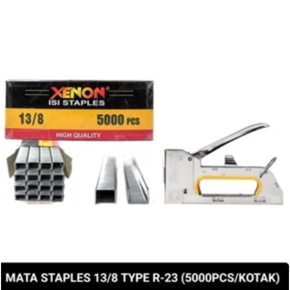 

XENON REFILL / ISI MATA STAPLES / GUN TACKER 13/8 TYPE R-23