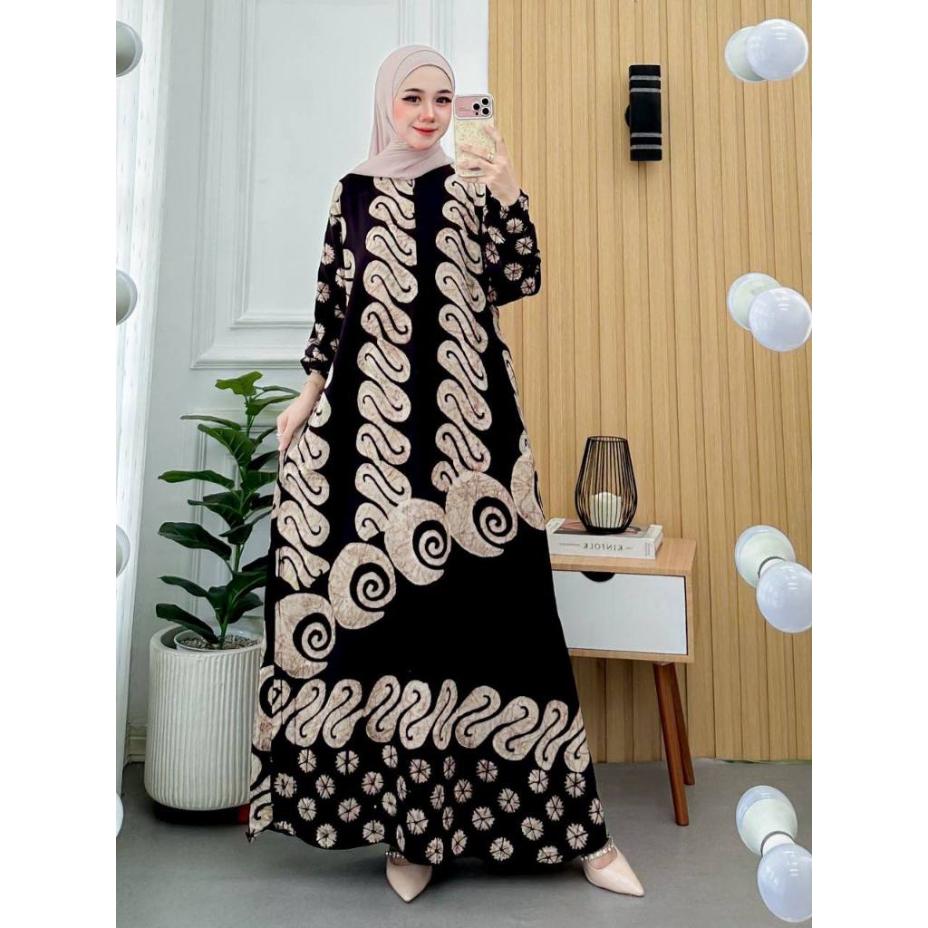 moza drees (gamis viral) fahsion muslim pakaian muslim wanita .drees,gamis.gamis batik cap
