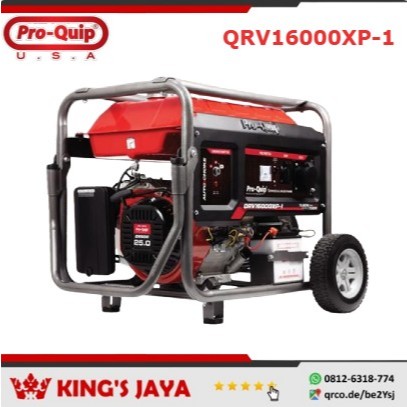Genset Bensin 10000 Watt PROQUIP QRV 16000 XP-1 Auto Choke - Generator Listrik Bensin QRV16000 XP-1