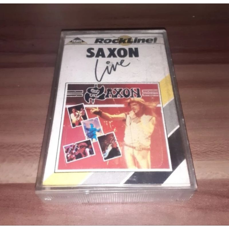 Kaset TEAM ROCKLINE - Saxon - Live