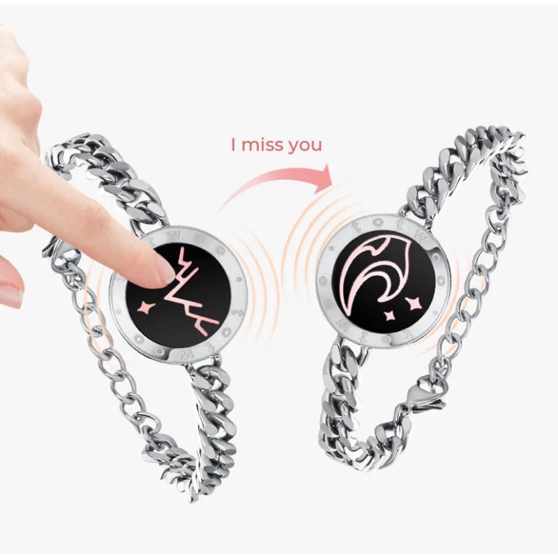 Totwoo To Twoo Smart Long Distance Couple Bracelet Gelang Jarak Jauh Viral LDR