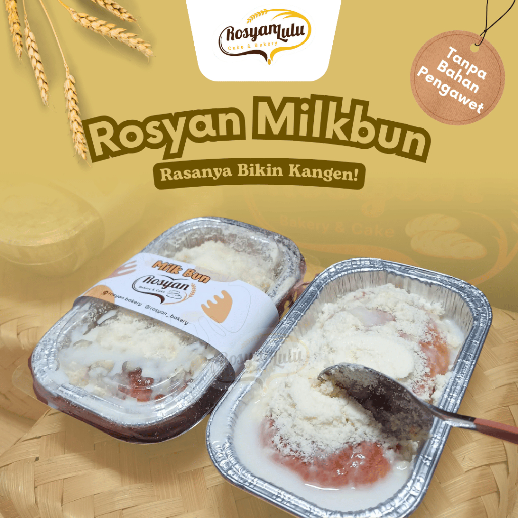 

Milk Bun Thailand Homemade Roti Manis Tanpa Pengawet Halal Topping Susu Bubuk Enak dan Lembut