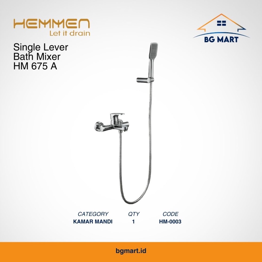 SINGLE LEVER BATH MIXER SETH&C HM 675 A