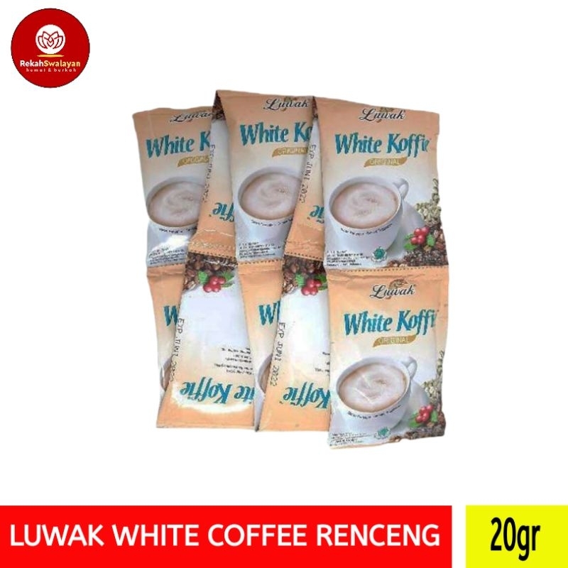 

Luwak White Coffe Original Renceng 20gr isi 10pcs.