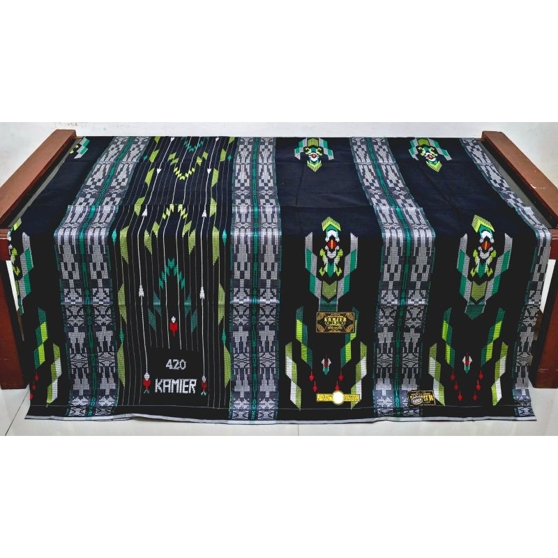 Sarung tenun sutra Kamer 420 exlusive sarung tenun sutra asli samarinda full songket timbul