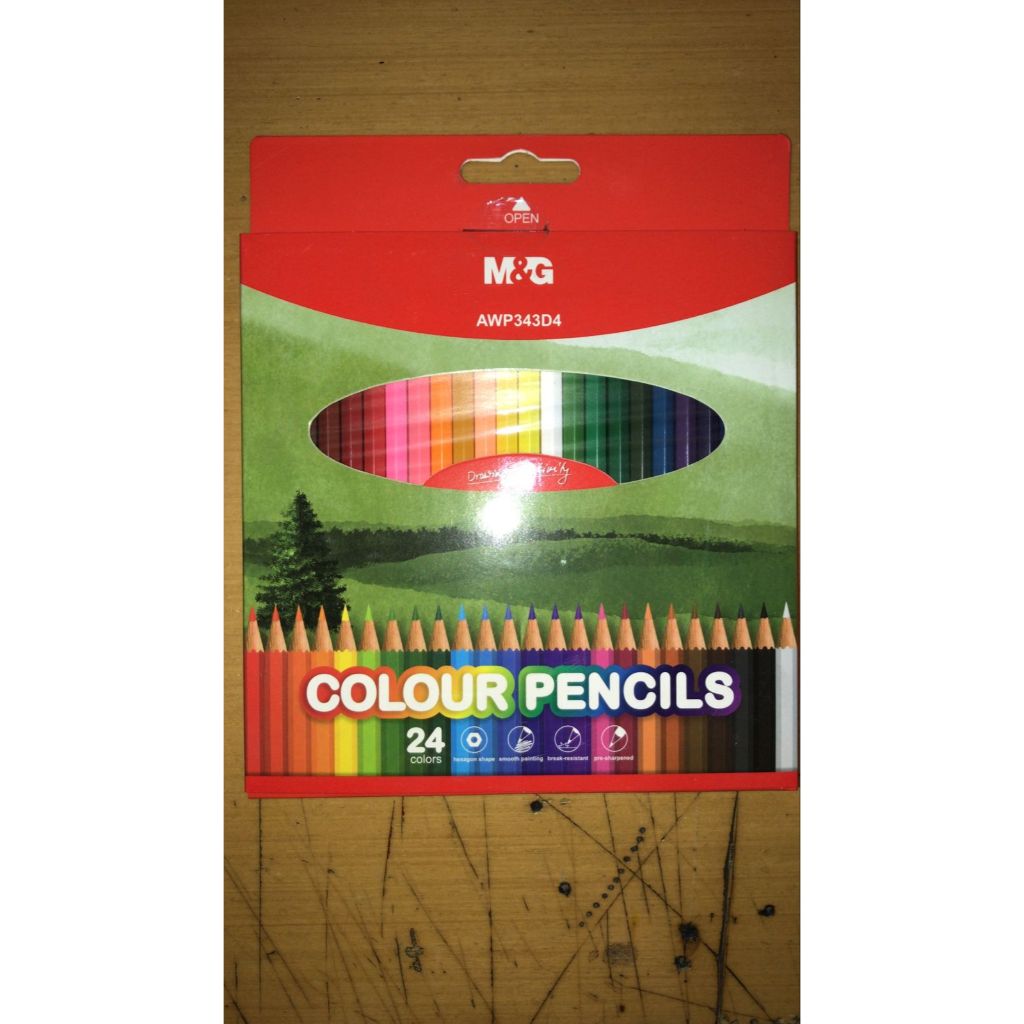 

M&G COLOUR PENCILS ISI 24