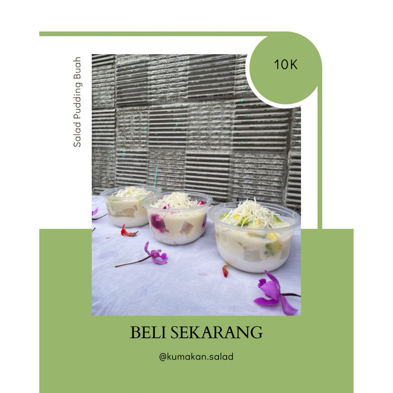 

Dessert Sehat Kumakansalad Salad Pudding Buah Creamy Yummy