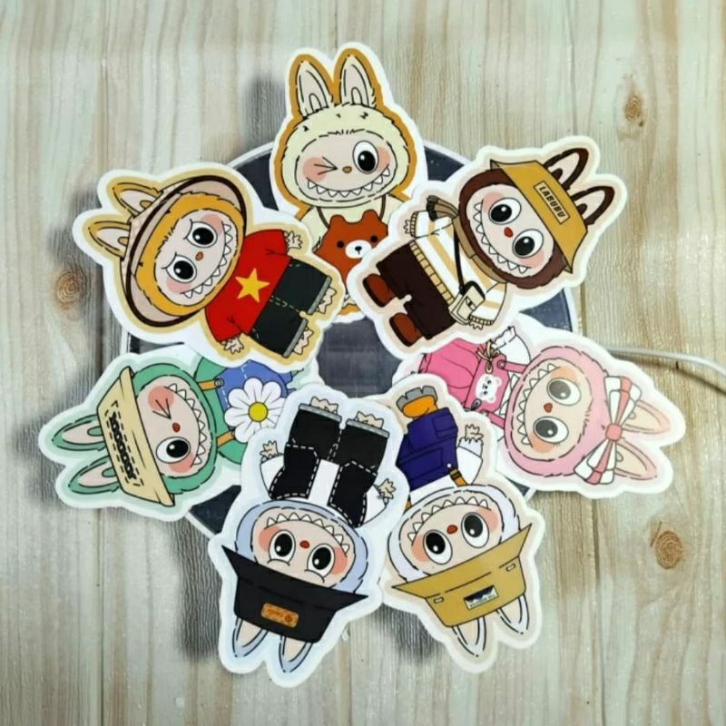 

isi 7pcs Amplop Lebaran 3D Labubu viral Amplop lucu Hari raya idul fitri 2025