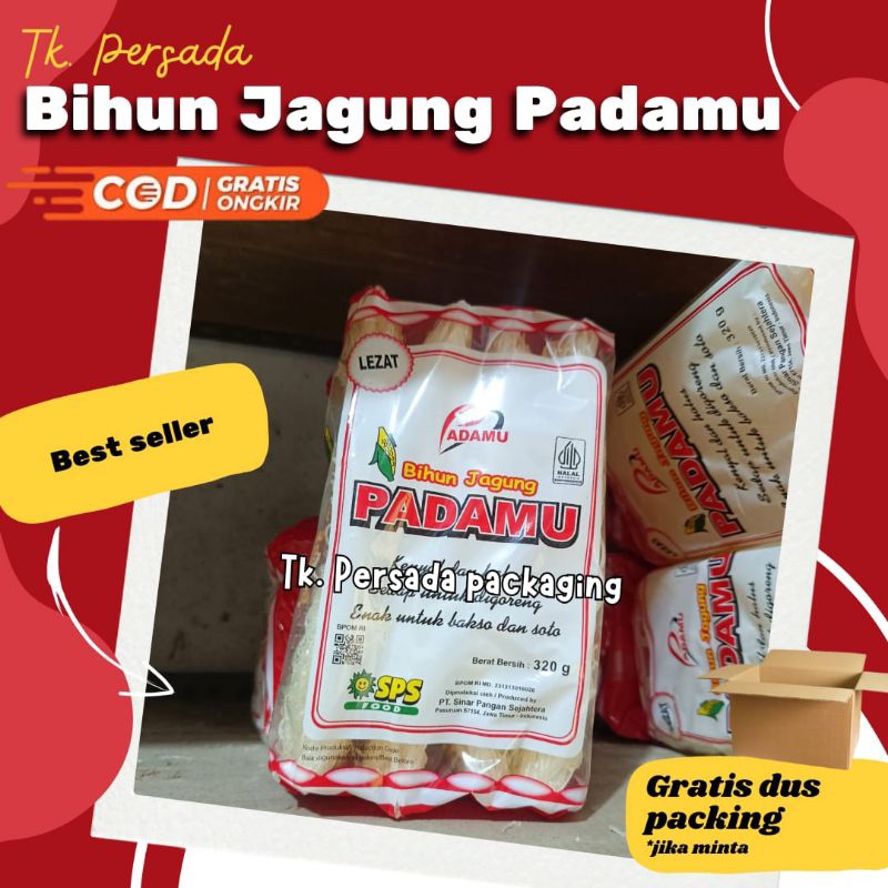 

[ Isi 4 ] Bihun Jagung Padamu Merah 320 gr - Bihun Bakso - Bihun Padamu - Bihun Soto - Mie Jagung - Padamu