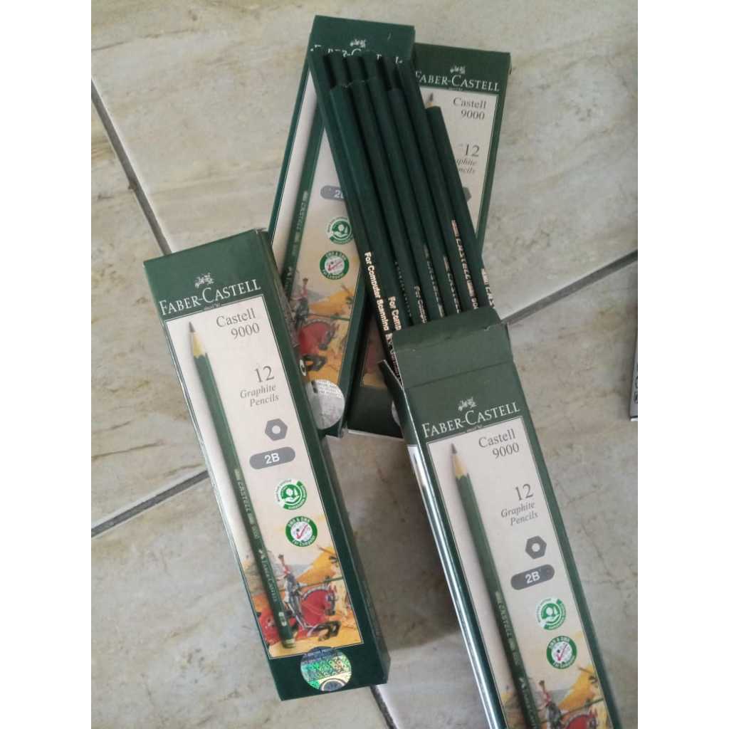 

Pensil Faber Castell 2B Kualitas Terbaik (1 pack isi 12pcs) per pack