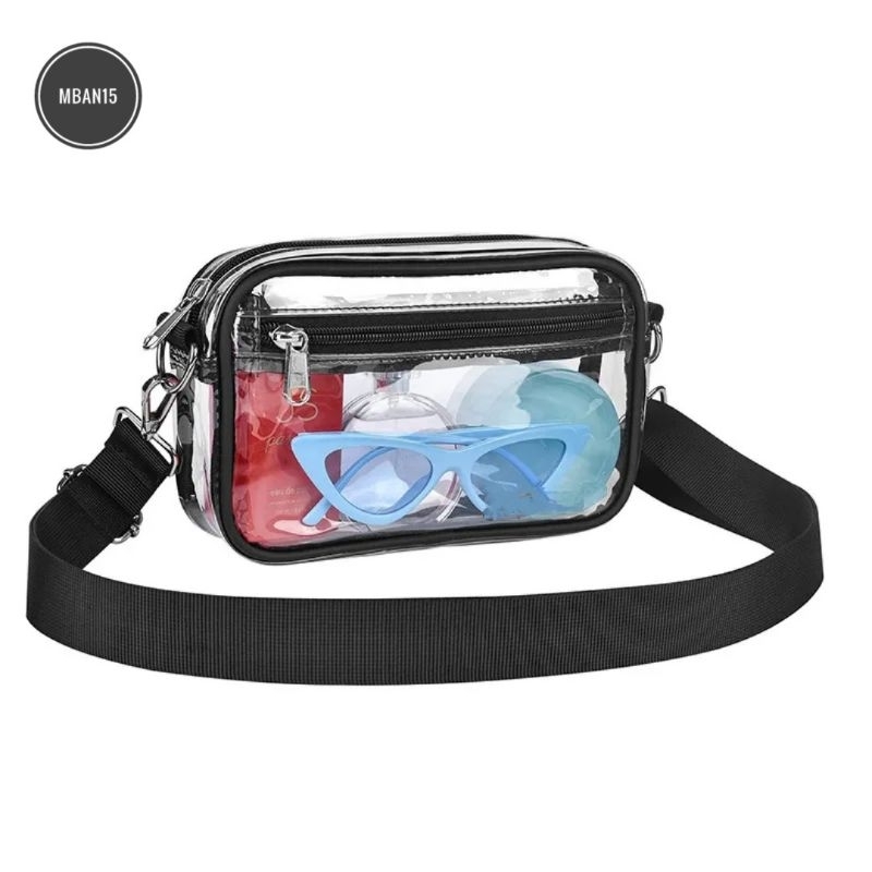 TAS SELEMPANG BAHU TRANSPARAN WATERPROFF~ Tas selempang pria dan wanita
