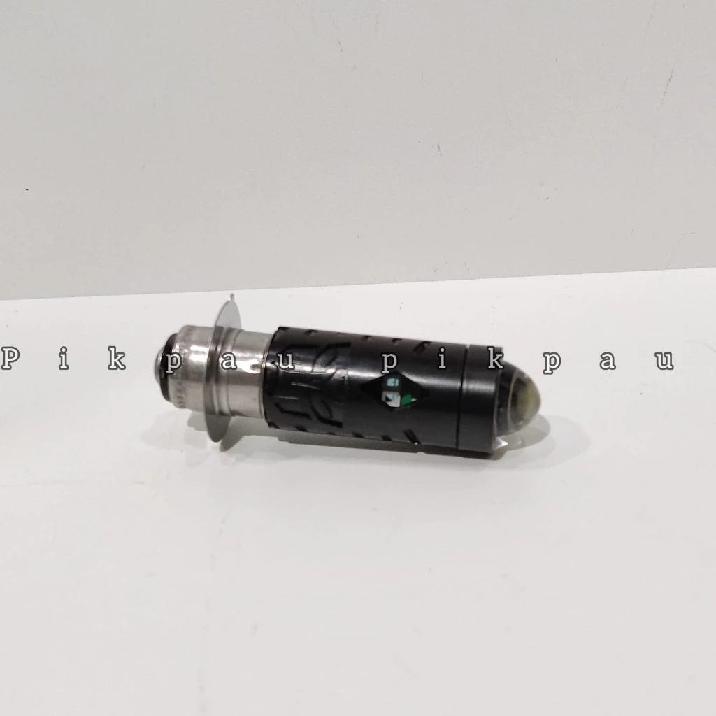 Lampu Utama H6 IBRIGHT Senja Biru LED Laser High Low Logo Transformer GARANSI 1 TAHUN Lampu motor