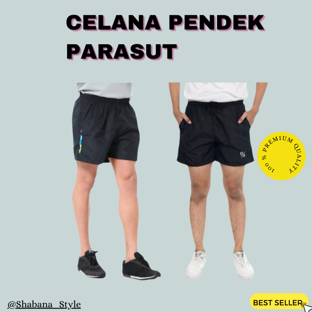 Celana Running Parasut / Celana Lari / Celana Olahraga Pria