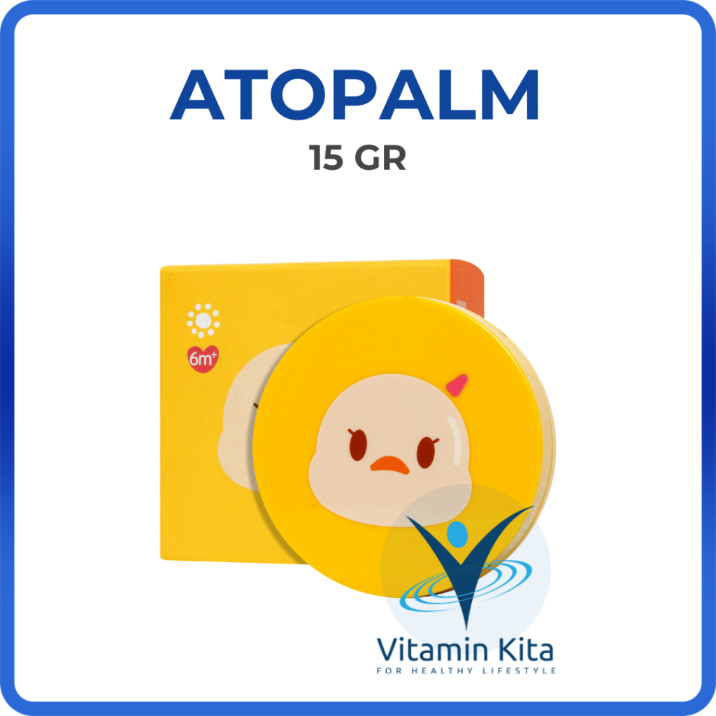 ATOPALM TOK TOK FACIAL SUN PACT SPF43 PA+++ 15 GR | Sunscreen Cushion Anak
