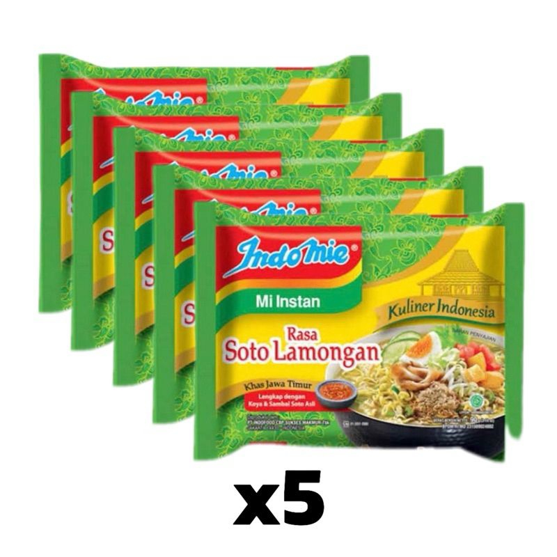 

Indomie Rasa Soto Lamongan 5Pcs
