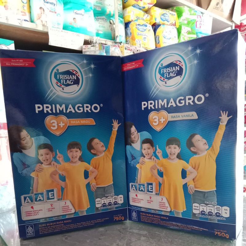 

primagro 3+ 750gr madu/ vanila