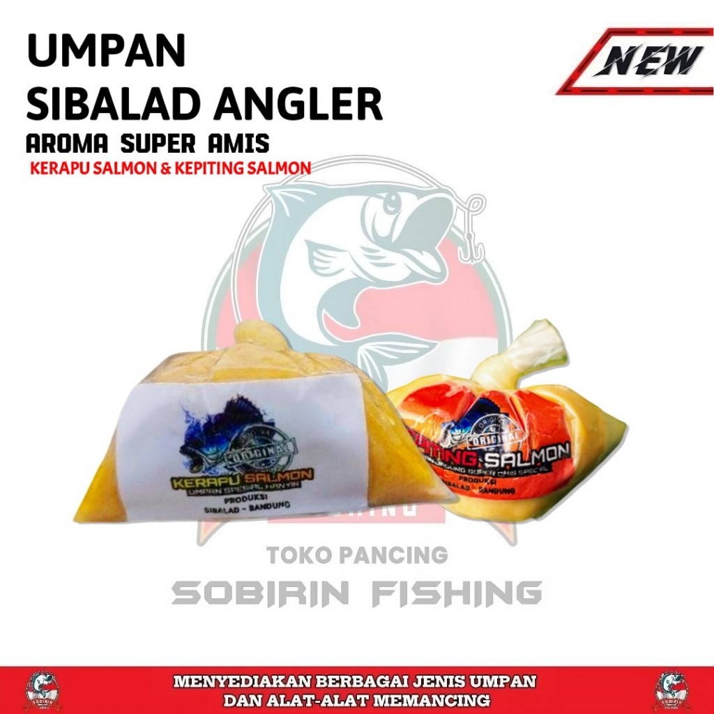 umpan jagung kerapu salmon BALAD ANGLER - umpan ikan mas siap pakai