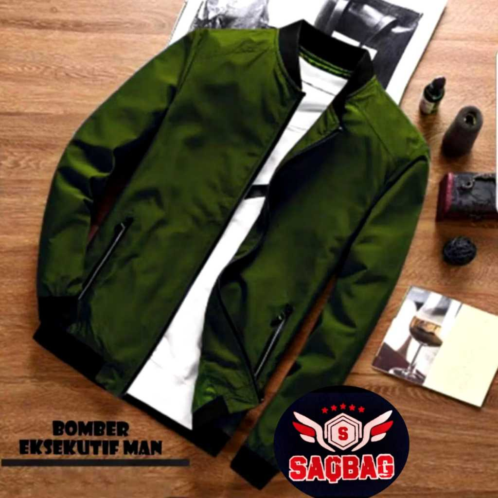 JAKET PARASUT DESPO BOMBER POLOS // JAKET PRIA // JACKET MAN // BISA ( COD )