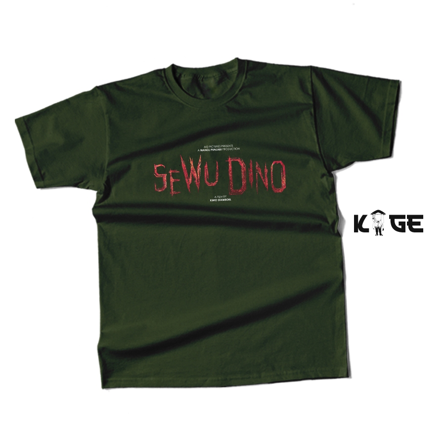 Baju Kaos Pria SEWU DINO Film Horor Indonesia KAOS KAGE