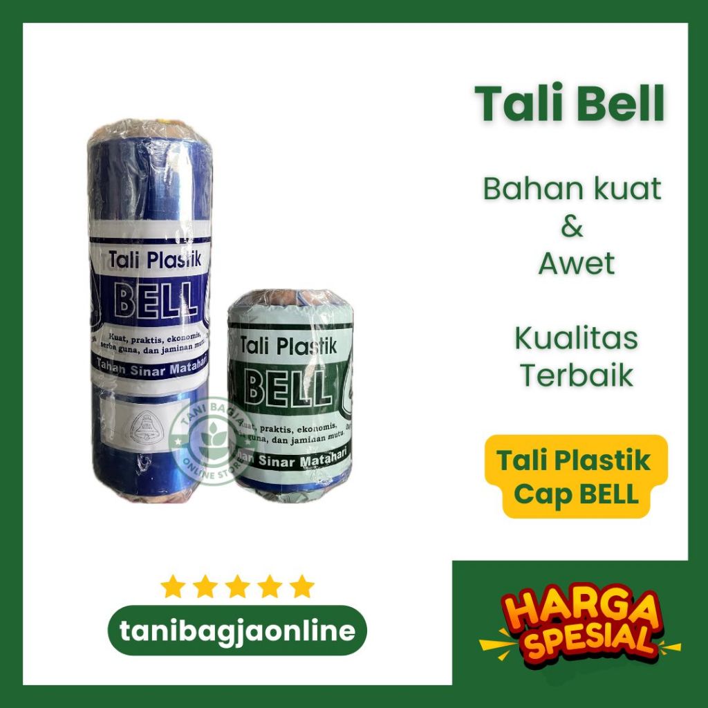 Tali plastik Pertanian Bell, tali biru pertanian salaran, tali timun