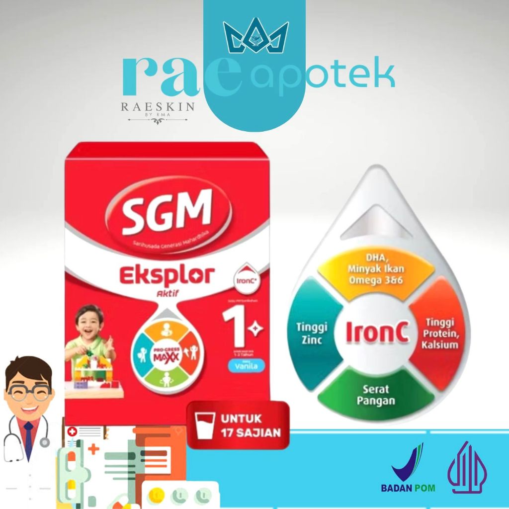 

SGM Eksplor 1+ 400GR Dengan IronC Susu Pertumbuhan Rasa Vanilla