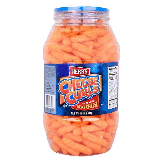 

Herrs Cheese Curls with Real Cheese Heer's