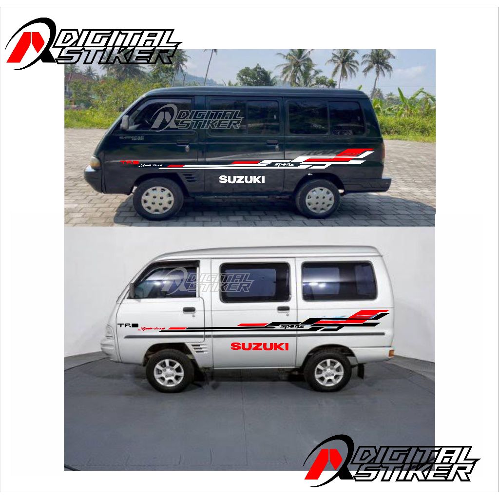 Stiker mobil futura cutting stiker list body samping mobil futura