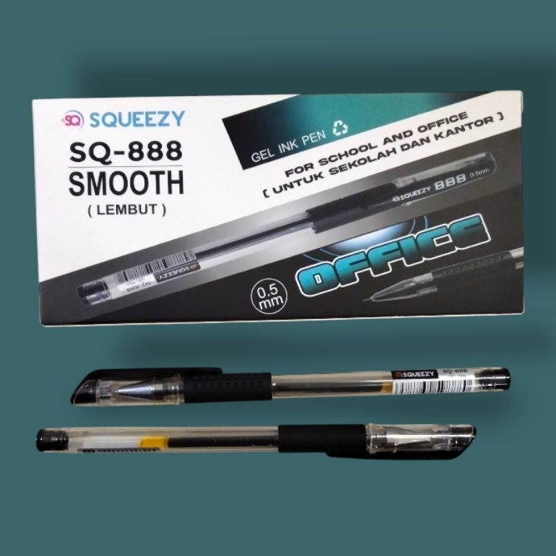 

Pen Gel Squeezy SQ-888 (Isi 12 pcs)